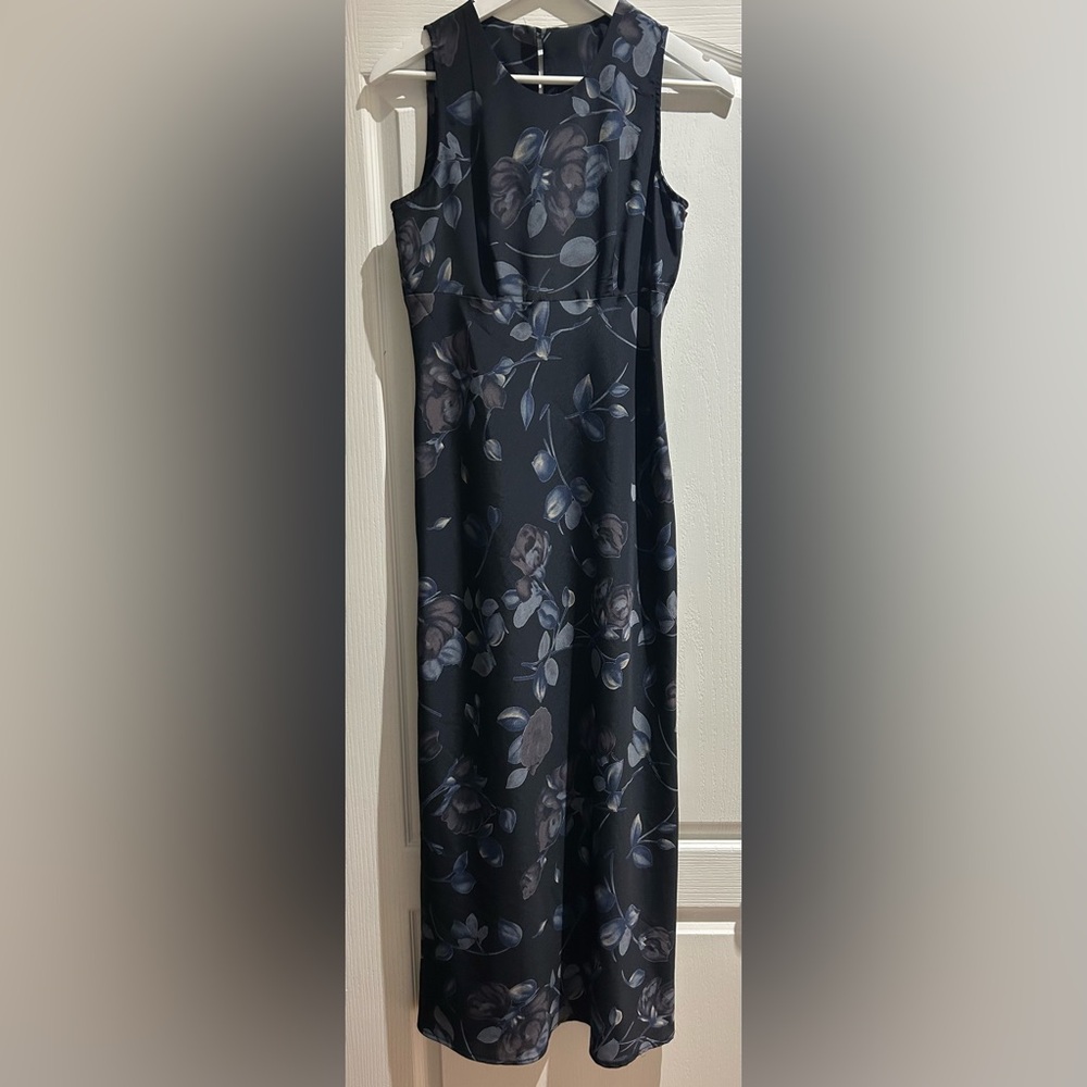 Smart Set Black Floral A-Line Dress